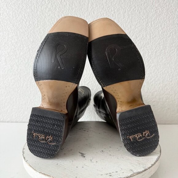 Rod Patrick Mens Cowboy Boots 8.5AA Brown CAYUSE Leather Western Texas A&M Logo - Picture 8 of 11